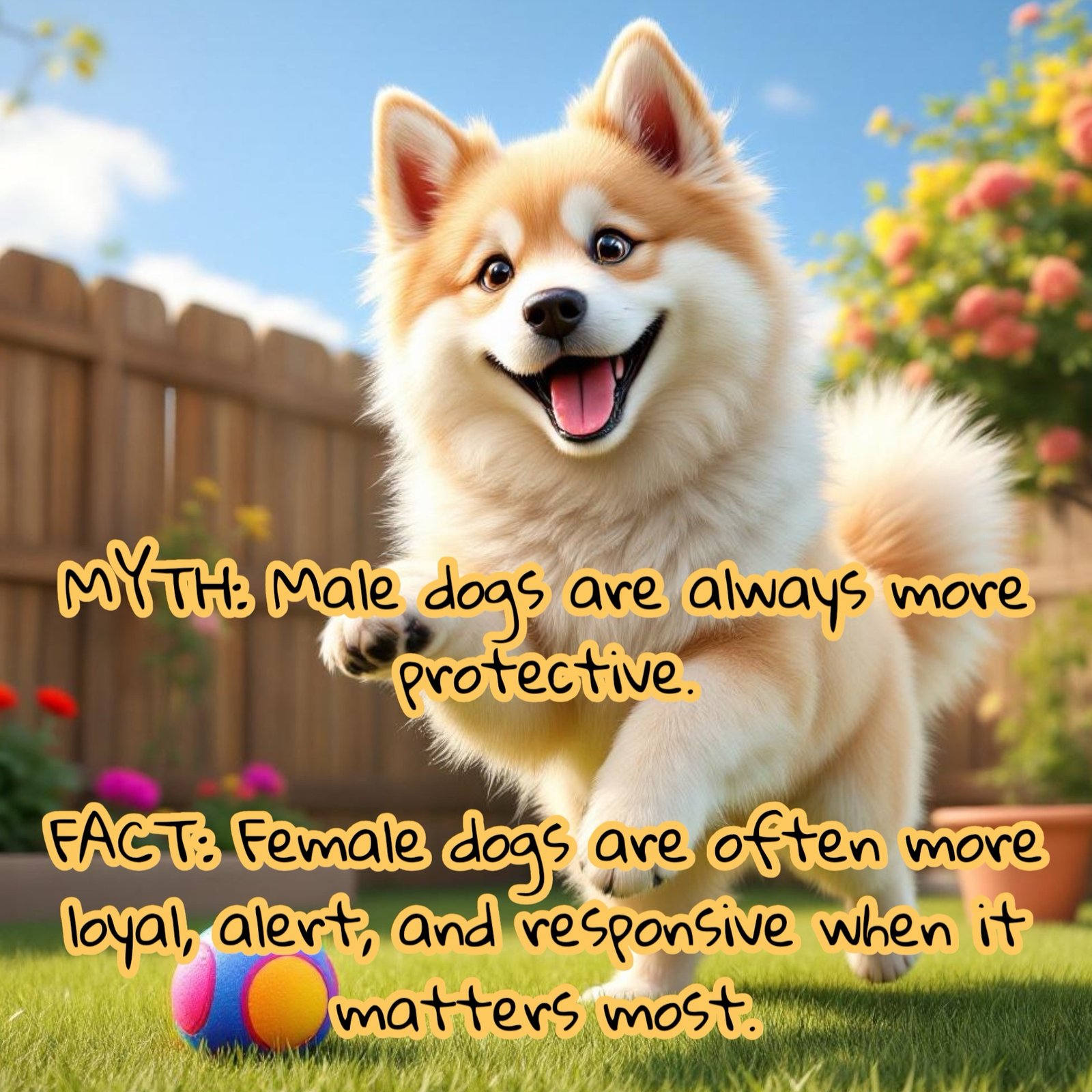 It’s a myth that male dogs are more protective