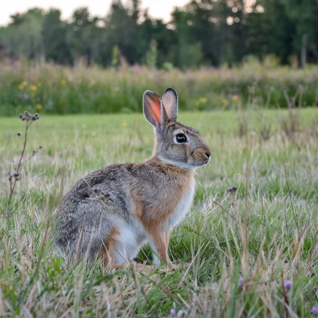 up close photo of a rabbit in the wild