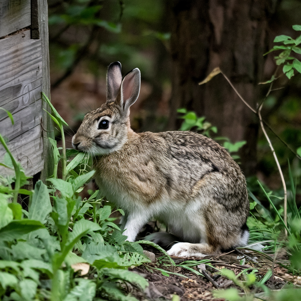 eastern cottontail rabbit photo