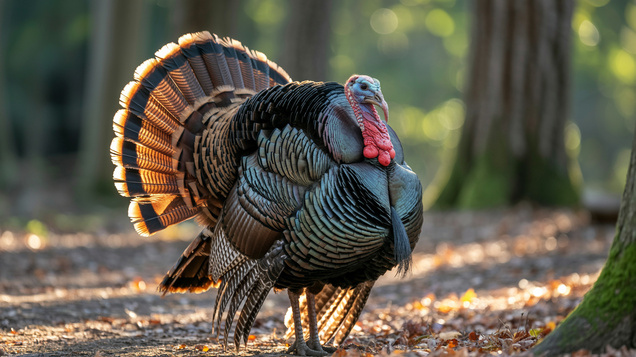 male wild turkey