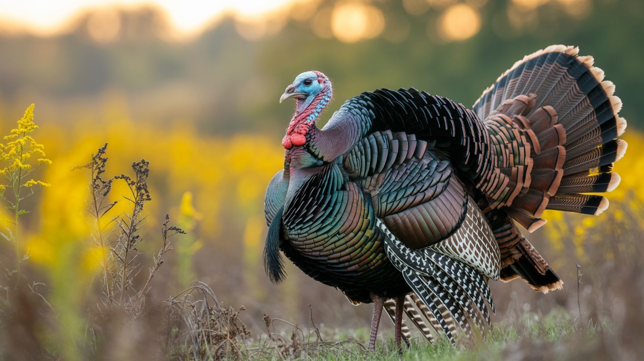 wild tom turkey photo