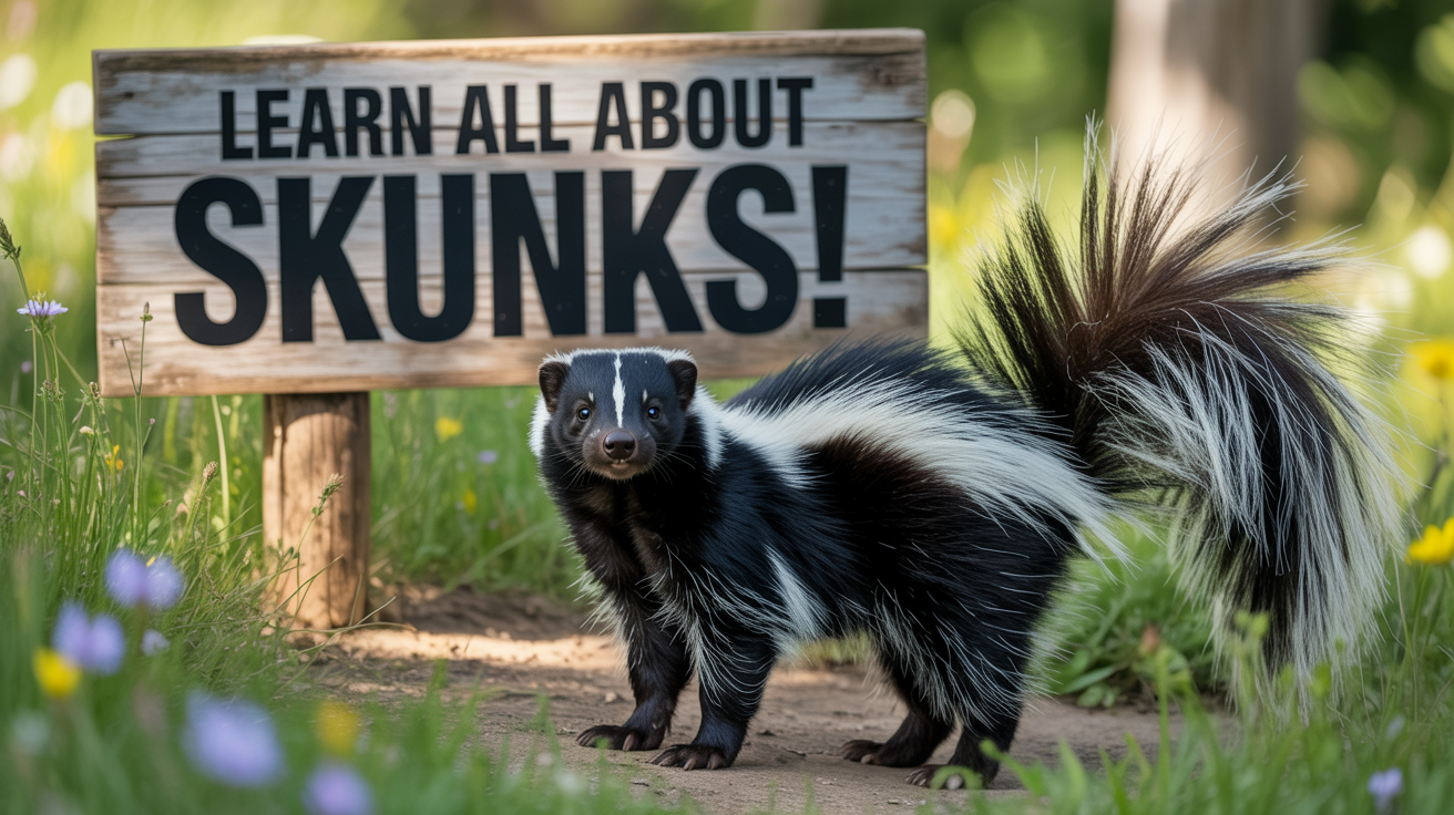 learn all about skunks